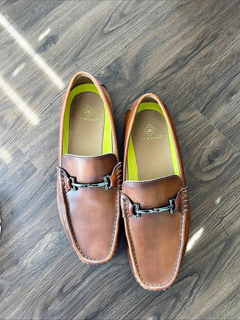LA Milano Bit Loafers Brown US 9.5 Like New